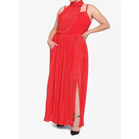 Hot Topic Plus Size 3 Disney Her Universe Cruella Cosplay Costume Formal‎ Gown - Picture 2 of 4